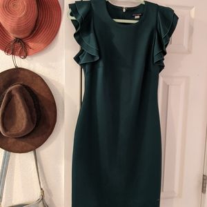Emerald green Tommy Hilfiger knee-length dress
